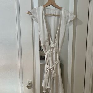 Aritzia Mademoiselle Dress Light Birch (2xs)